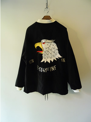 CLOVERU（クローバル）　VELOUR SOUVENIR REVERSIBLE JACKET - EAGLE & GIRL1958-60 -