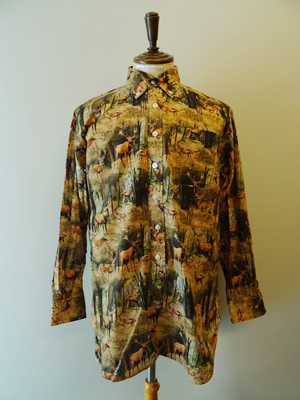 ENGINEERED GARMENTS（エンジニアードガーメンツ）　19 CENTURY BD SHIRT - DEER PRINT