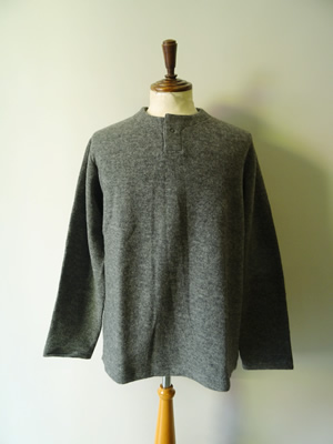 JACKMAN（ジャックマン）　QUARTER KNIT HENLEYNECK