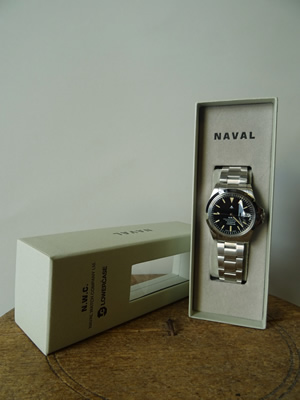 NAVAL WATCH（ナバルウォッチ）　NAVAL WATCH PRODUCED BY LOWERCASE FRXA001 MECHANICAL S/S 3 LINKS METAL BAND