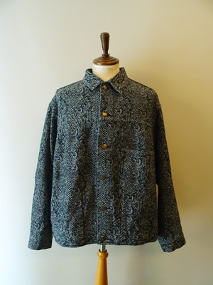 NEEDLES（ニードルズ）　DARTS BOTTOM JEAN JACKET - 13OZ PYTHON JACQUARD