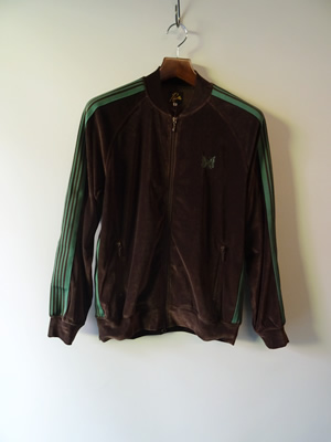 NEEDLES（ニードルズ）　RIB COLLAR TRACK JACKET - C/PE VELOUR