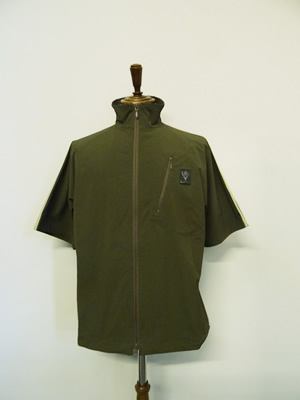 SOUTH 2 WEST 8（サウスツーウエストエイト）　S.L. S/S ZIPPED TRAIL SHIRT - N/PU RIPSTOP