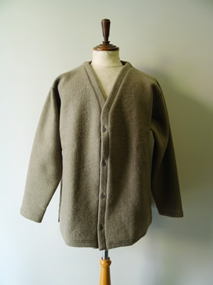 SOUTH 2 WEST 8（サウスツーウエストエイト）　S.S. V NECK CARDIGAN - BOILED JERSEY