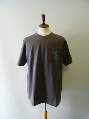 SOUTH 2 WEST 8（サウスツーウエストエイト）　S/S ROUND POCKET TEE - CIRCLE HORN