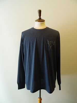 SOUTH 2 WEST 8 × FOXFIRE L/S ROUND POCKET TEE - SCORON