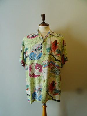 SUN SURF（サンサーフ）　SS39614 RAYON HAWAIIAN SHIRT “JAPANESE QUAINT DESIGN”