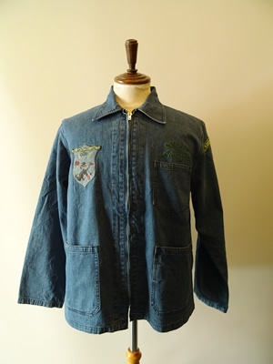 TAILOR TOYO（テーラー東洋）　TT15882 BLUE DENIM OKINAWA JUMPER "CHIBANA ARCHER'S"