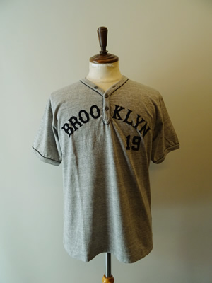 WHITESVILLE（ホワイツビル）　S/S HENLEY T-SHIRT
